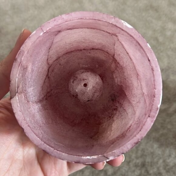 Pink incense holder for incense sticks rose quartz Crystal - Picture 1 of 3